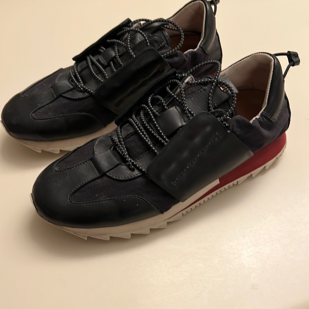 ESSEutESSE leather & nylon sneakers